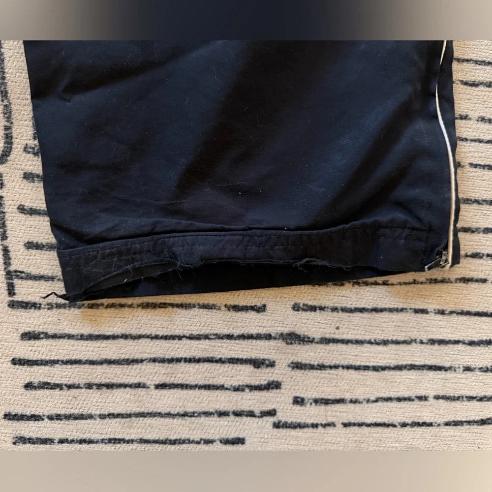 Y2K Reebok Black and Gray Sports Pants